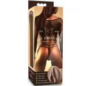 Коричневый мастубратор-вагина Nicole s Kitty - Blush Novelties - в Ижевске купить с доставкой