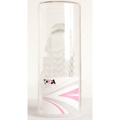 Гелевая прозрачная насадка с 2 отростками - 13 см. - Toyfa Basic - в Ижевске купить с доставкой