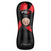 Мастурбатор-вагина Vibrating Pussy Stroker с вибрацией - Pipedream - в Ижевске купить с доставкой