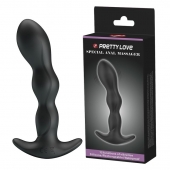 Черный анальный стимулятор простаты с вибрацией Special Anal Massager - 14,5 см. - Baile - в Ижевске купить с доставкой