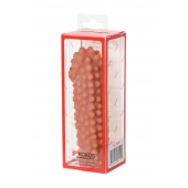 Телесная насадка на фаллос с бугорками KOKOS Extreme Sleeve 10 - 15,8 см. - KOKOS - в Ижевске купить с доставкой
