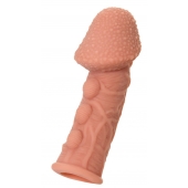 Насадка на фаллос с пузыриками, венками и ребристостью KOKOS Extreme Sleeve 09 - 12,7 см. - KOKOS - в Ижевске купить с доставкой