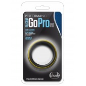 Черно-желтое силиконовое эрекционное кольцо Silicone Go Pro Cock Ring - Blush Novelties - в Ижевске купить с доставкой