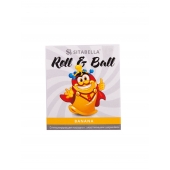 Стимулирующий презерватив-насадка Roll   Ball Banana - Sitabella - купить с доставкой в Ижевске