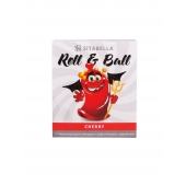 Стимулирующий презерватив-насадка Roll   Ball Cherry - Sitabella - купить с доставкой в Ижевске