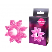 Розовое эрекционное кольцо Cockring star - Erowoman-Eroman - в Ижевске купить с доставкой