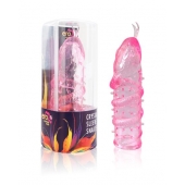 Закрытая рельефная насадка Crystal sleeve snakes в виде змеи с усиками - 14 см. - Erowoman-Eroman - в Ижевске купить с доставкой