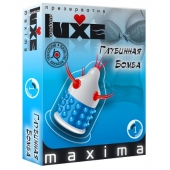 Презерватив LUXE Maxima  Глубинная бомба  - 1 шт. - Luxe - купить с доставкой в Ижевске