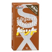 Презервативы Sagami Xtreme FEEL UP с точечной текстурой и линиями прилегания - 10 шт. - Sagami - купить с доставкой в Ижевске