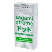 Презервативы Sagami Xtreme Type-E с точками - 10 шт. - Sagami - купить с доставкой в Ижевске