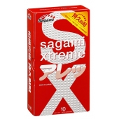 Утолщенные презервативы Sagami Xtreme Feel Long с точками - 10 шт. - Sagami - купить с доставкой в Ижевске