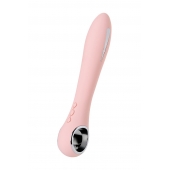 Розовый силиконовый вибратор с электростимуляцией GALVANI VIBE - 21 см. - ToyFa - купить с доставкой в Ижевске