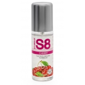 Смазка на водной основе S8 Flavored Lube со вкусом вишни - 125 мл. - Stimul8 - купить с доставкой в Ижевске