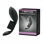 Черное кольцо на пенис с вибрацией Vibration Penis Sleeve - Baile - в Ижевске купить с доставкой
