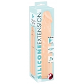 Телесная насадка-удлинитель Silicone Extension - 19 см. - Orion - в Ижевске купить с доставкой