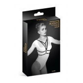 Черная упряжь на грудь Laura - Bijoux Pour Toi - купить с доставкой в Ижевске