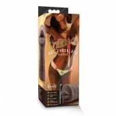 Коричневый мастурбатор-ротик Heather - Blush Novelties - в Ижевске купить с доставкой