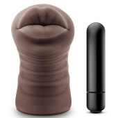 Коричневый мастурбатор-ротик Renee - Blush Novelties - в Ижевске купить с доставкой