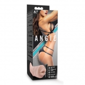 Телесный мастурбатор-ротик Angie - Blush Novelties - в Ижевске купить с доставкой