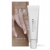 Гель для мастурбации с ароматом кокоса Slow Sex Finger Play Gel - 30 мл. - Bijoux Indiscrets - купить с доставкой в Ижевске