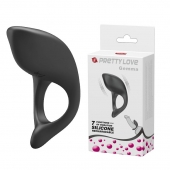 Черное перезаряжаемое эрекционное кольцо Gemma - Baile - в Ижевске купить с доставкой