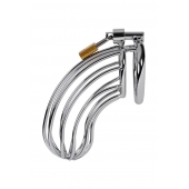 Серебристый пояс верности TOYFA на замочке - ToyFa - купить с доставкой в Ижевске