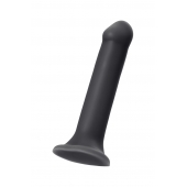 Черный фаллос на присоске Silicone Bendable Dildo XL - 20 см. - Strap-on-me - купить с доставкой в Ижевске