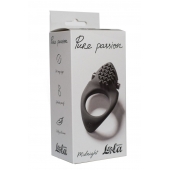 Черное эрекционное виброкольцо Pure Passion Midnight - Lola Games - в Ижевске купить с доставкой