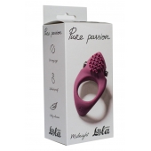 Бордовое эрекционное виброкольцо Pure Passion Midnight - Lola Games - в Ижевске купить с доставкой