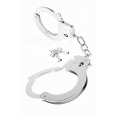 Металлические серебристые наручники Designer Metal Handcuffs - Pipedream - купить с доставкой в Ижевске