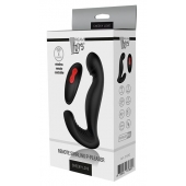 Черный вибромассажер простаты SWIRLING P-PLEASER - Dream Toys - в Ижевске купить с доставкой