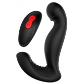 Черный вибромассажер простаты SWIRLING P-PLEASER - Dream Toys - в Ижевске купить с доставкой