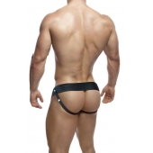 Черный мужской страпон DR. SKIN 6INCH HOLLOW STRAP ON - 16 см. - Blush Novelties - купить с доставкой в Ижевске