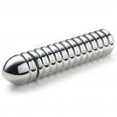 Рельефный фаллос для интенсивного электросекса Groovey George - 20 см. - MyStim - купить с доставкой в Ижевске