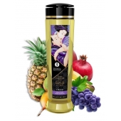 Массажное масло Libido Exotic Fruits с ароматом экзотических фруктов - 240 мл. - Shunga - купить с доставкой в Ижевске