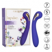 Фиолетовый вибромассажер с электростимуляцией Intimate Estim Petite G Wand - 19 см. - California Exotic Novelties - купить с доставкой в Ижевске