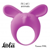 Фиолетовое эрекционное кольцо Fennec Phil - Lola Games - в Ижевске купить с доставкой