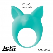Зеленое эрекционное кольцо Kitten Kyle - Lola Games - в Ижевске купить с доставкой