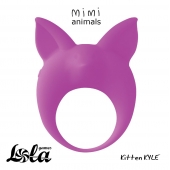 Фиолетовое эрекционное кольцо Kitten Kyle - Lola Games - в Ижевске купить с доставкой