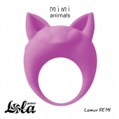 Фиолетовое эрекционное кольцо Lemur Remi - Lola Games - в Ижевске купить с доставкой