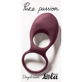 Бордовое эрекционное виброкольцо Daydream - Lola Games - в Ижевске купить с доставкой