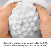 Белый мастурбатор Tenga Geo Coral - Tenga - в Ижевске купить с доставкой