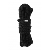 Черная веревка для шибари DELUXE BONDAGE ROPE - 5 м. - Dream Toys - купить с доставкой в Ижевске