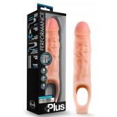 Телесный реалистичный фаллоудлинитель 9 Inch Silicone Cock Sheath Penis Extender - 22,86 см. - Blush Novelties - в Ижевске купить с доставкой