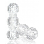 Прозрачный фигурный мастурбатор Master Stroker - Blush Novelties - в Ижевске купить с доставкой