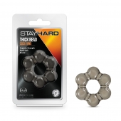 Дымчатое эрекционное кольцо Stay Hard Thick Bead Cock Ring - Blush Novelties - в Ижевске купить с доставкой