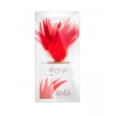 Красный перьевой тиклер Plume - 23 см. - Lola Lingerie - купить с доставкой в Ижевске