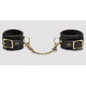 Черные наручники Bound to You Faux Leather Wrist Cuffs - Fifty Shades of Grey - купить с доставкой в Ижевске