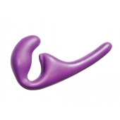 Фиолетовый безремневой страпон Seduction - 20,5 см. - Lola Games - купить с доставкой в Ижевске
