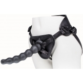 Пояс харнесс BEST UNI strap с 2 насадками - 18 и 22 см. - LOVETOY (А-Полимер) - купить с доставкой в Ижевске